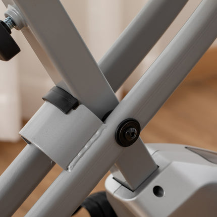 Dviratis-treniruoklis X-Bike su 8 reguliuojamų magnetinių pasipriešinimo lygių, sulankstomas, reguliuojamo aukščio, LCD treniruočių kompiuteris