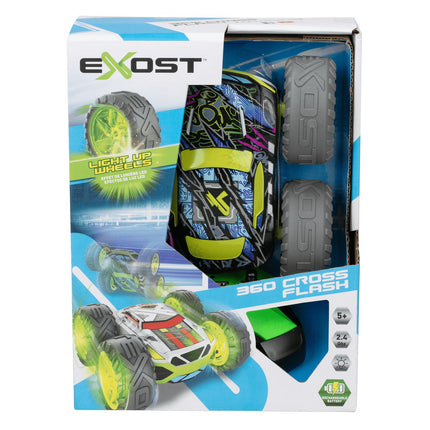 Exost radijo bangomis valdomas automobilis 360 laipsnių Cross Flash, mastelis 1:18