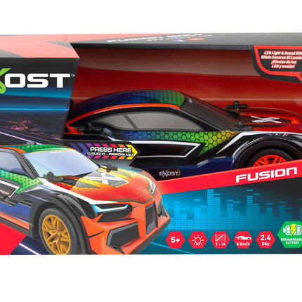 „Exost“ radijo bangomis valdomas automobilis „Fusion Bolt“, mastelis 1:14