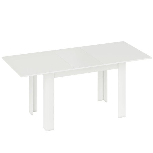 Extendable Dining Table, 140-180 x 80 cm, White