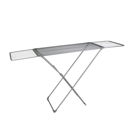 Ištraukiama metalinė drabužių džiovyklė, 18 m, pilka