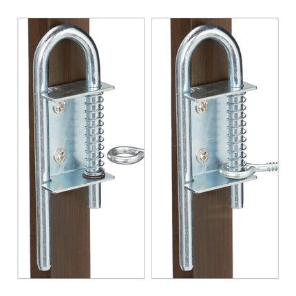 Extendable dog guard in brown