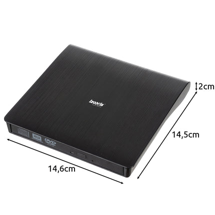 Išorinis diskas su CD/DVD įrašymo įrenginiu, 1 TB talpa