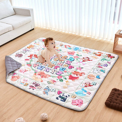 Extra Large Baby Play Mat 71x79 in, Non-Slip, Washable
