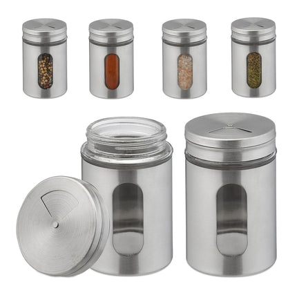 Ypač didelių prieskonių indelių rinkinys, 6 vnt.