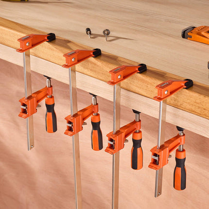 F-Clamp Bar Clamps Set, 4-Pack 6 and 12 Inch, 600 lb