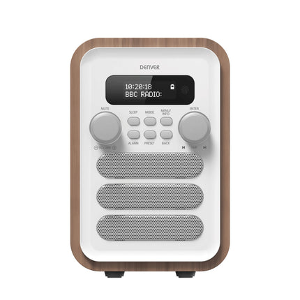 FM/DAB+ Radio Bluetooth Wood/White
