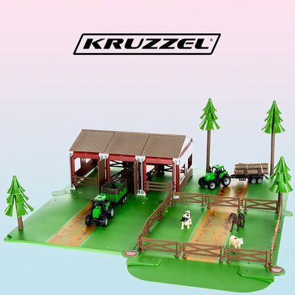 Ūkis su gyvūnais + 2 ūkio automobiliai 22404