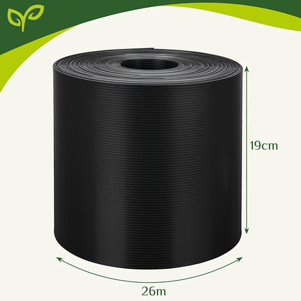 Tvoros juosta 19 cm x 26 m, 700 g/m2, antracito spalvos, 23909