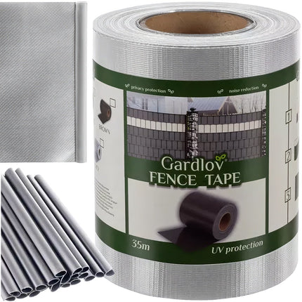 Tvoros juosta 19cm x 35m 450g/m2 pilka 23697