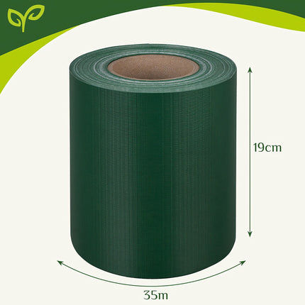 Tvoros juosta 19cm x 35m 450g/m2 žalia 23699