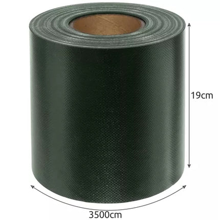 Tvoros juosta 19cm x 35m 630g/m2 žalia 23706