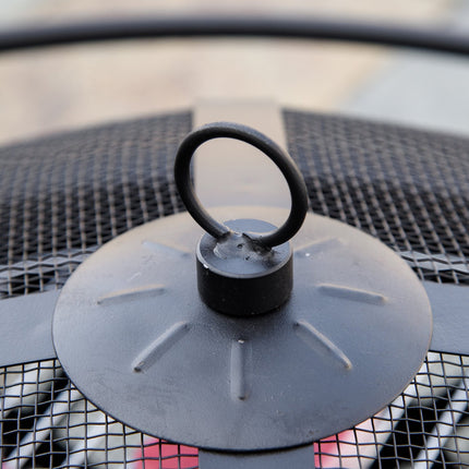 2-in-1 Fire Pit & Grill with spark guard Ø82 Cm