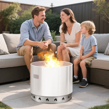 Fire Pit Stand Ring, 27-Inch 430 Stainless Steel Support