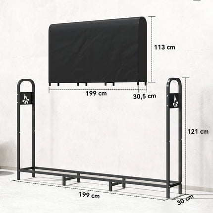 Malkų stovas, metalinis, 199x30x121 cm, 300 kg talpa