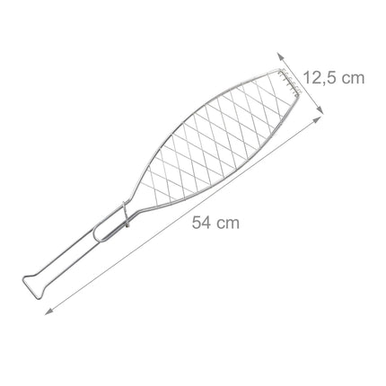 Žuvies kepimo žnyplių rinkinys, nerūdijančio plieno, 3 dalys