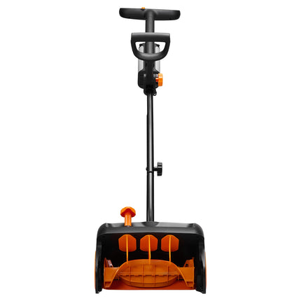 Fiskars elektrinis sniego kastuvas, 30 cm, su 2 x 12 V baterijomis, bešepetis
