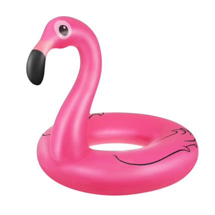 Pripučiamas flamingo žiedas 102 cm – patvarus PVC baseino plūduras