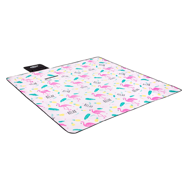 Flamingo pikniko kilimėlis 200x200 cm, vandeniui atsparus PE aliuminis