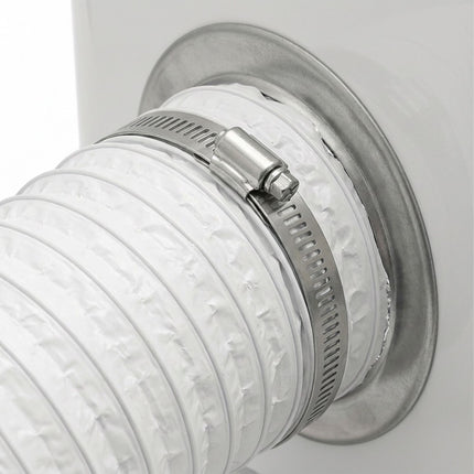 Flexible White Vent Hose, 5m - 75mm Diameter