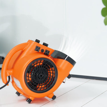 Floor Blower Air Mover 1000 CFM, 3-Speed Timer, 4-Angle Positions