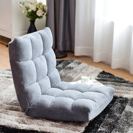 Grindų kėdė, sulankstoma sofa, tingus tatamis, grindų pagalvėlė, juoda/pilka/kavos pilka