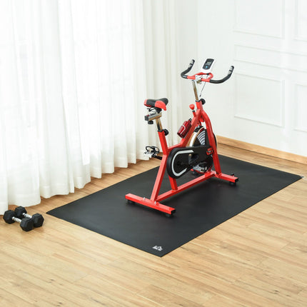 Grindų Apsauginis Paklotas Sporto Įrenginiams, PVC, Juodas, 180X90X0,6Cm