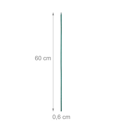 Gėlių lazdelės 60 cm, rinkiniuose po 50 vnt.