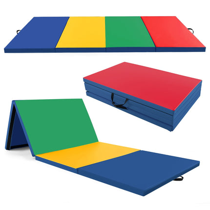 Sulankstomas gimnastikos kilimėlis, 300x117x5 cm, PU oda