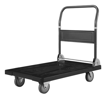 Foldable Platform Truck, 1000 lb, 5-In Swivel Wheels
