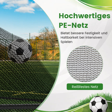 Sulankstomi futbolo vartai, 120x57x60cm, metalinis rėmas, PE tinklas