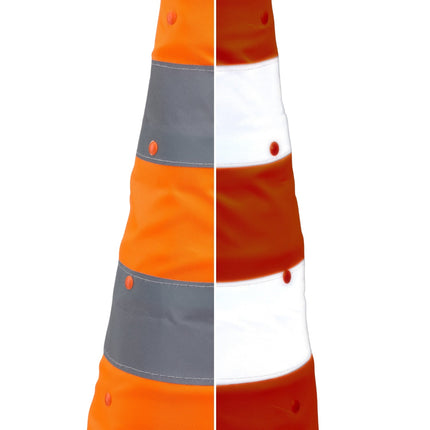 Foldable cones 70 cm in 4-pack