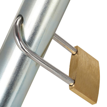 Folding Barrier Post with Lock