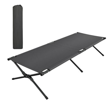 Folding Camping Cot, 190 cm, Steel Frame, 160 kg