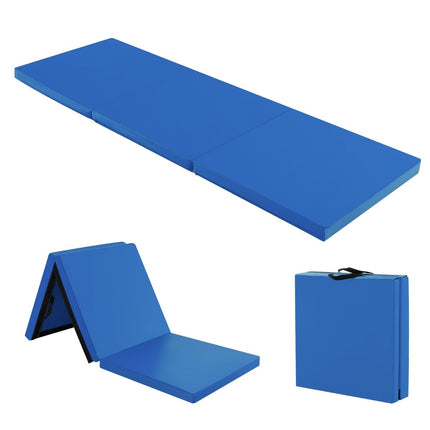 Sulankstomas gimnastikos kilimėlis su rankenomis, neslystantis, 180x60x5 cm