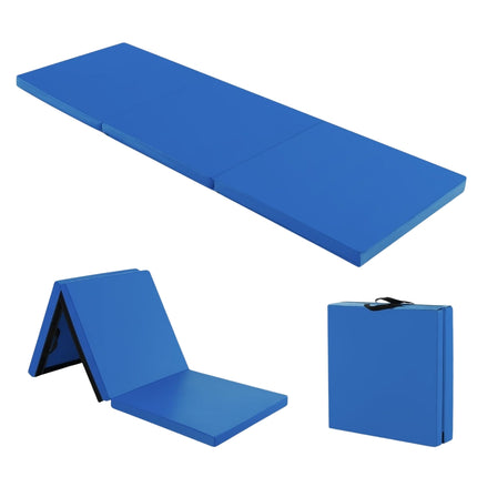 Sulankstomas gimnastikos kilimėlis su rankenomis, neslystantis, 180x60x5 cm