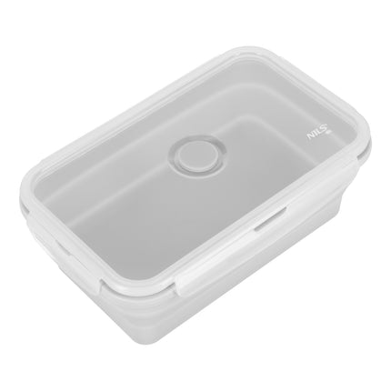 Sulankstoma pietų dėžutė, pilka, 1200 ml talpa