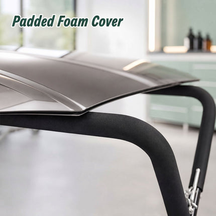 Folding Paint Stand with Padded Top, 100 kg Capacity, Steel, Black