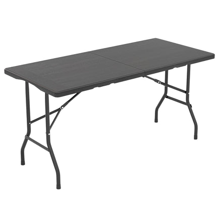 Sulankstomas pikniko stalas, HDPE medienos raštas, 152x70cm