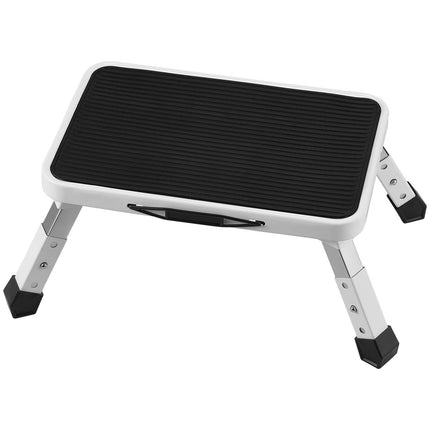 Folding Steel Step Stool, Adjustable Height, 150 kg