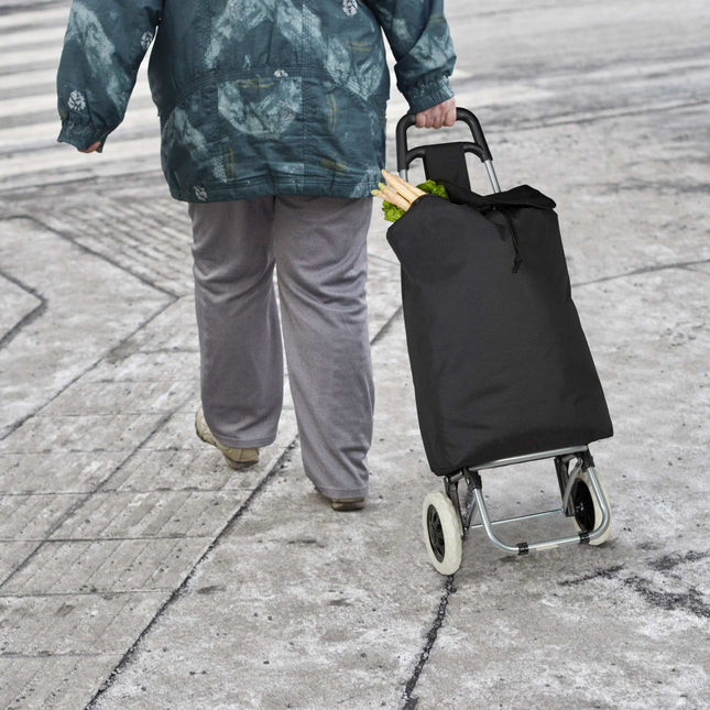 Sulankstomas pirkinių vežimėlis