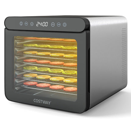 Maisto džiovyklė, 600 W, 7 nerūdijančio plieno padėklai, 24 val. laikmatis