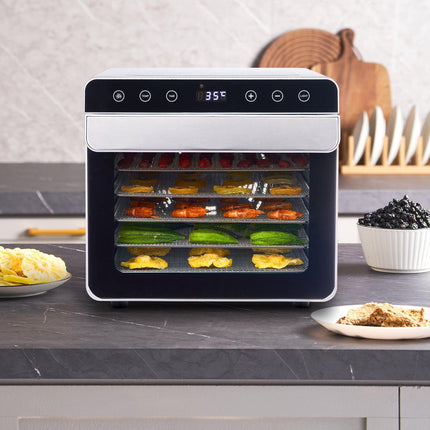 Food Dehydrator, 6-Tray Stainless Steel, 700W