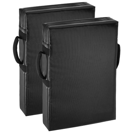 Football Blocking Dummy 24x16 in, Handle Kick Shield, 2-Pack