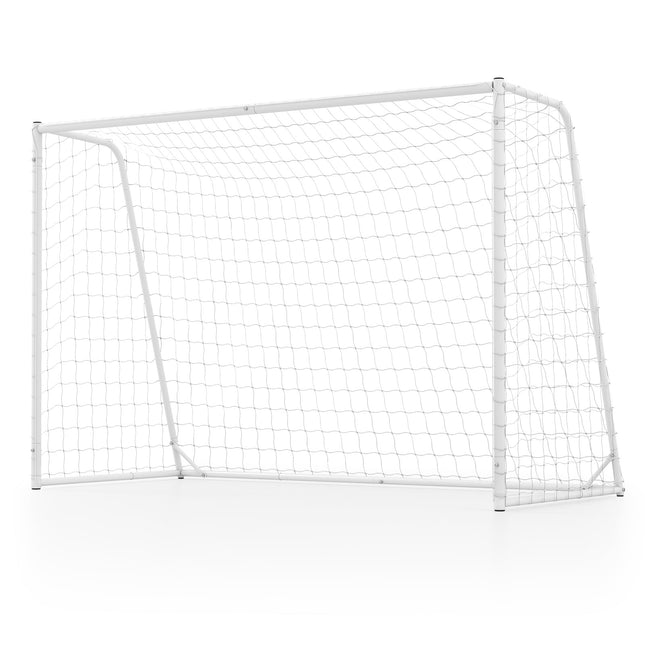 Futbolo vartai su tvirtu metaliniu rėmu ir PE tinklu 300x204 cm