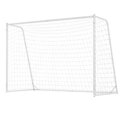 Futbolo vartai su tvirtu metaliniu rėmu ir PE tinklu 300x204 cm