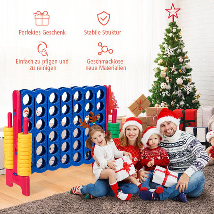 Keturių eilučių žaidimas, keturių eilučių žaidimo lentos rinkiniai, keturių eilučių žaidimas su 42 dideliais mėlynais žiedais