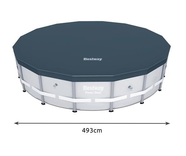 Karkasinio baseino uždangalas 488 cm BESTWAY 58249
