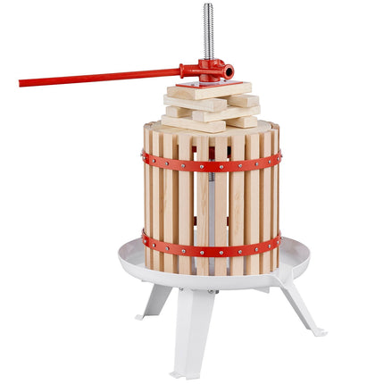 Fruit Wine Press, 4.4 Gal Manual Wood Basket Juicer