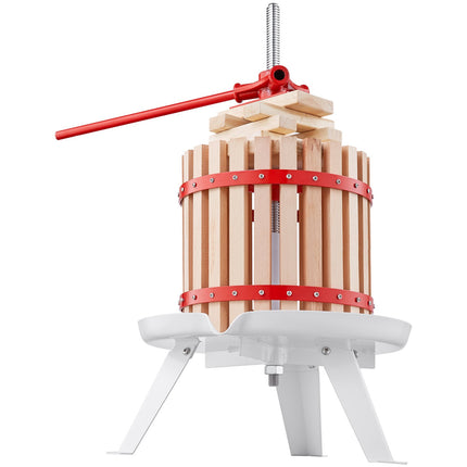 Fruit Wine Press, 4.4 Gal Manual Wood Basket Juicer